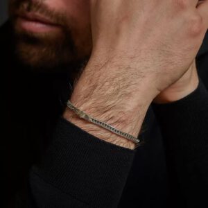 Small Link Four 925 zilver maat L